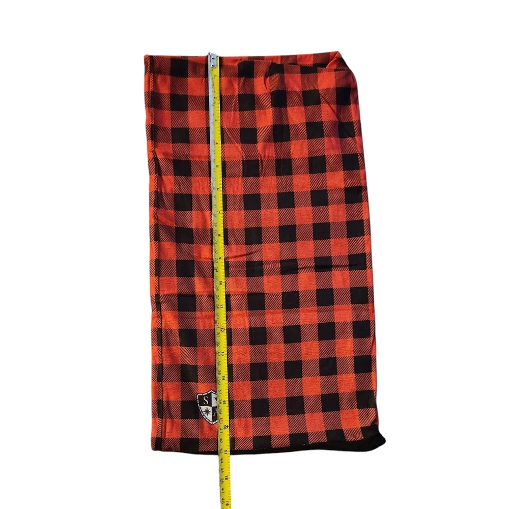 SA Frost Tech Fleece Face Shield in Lumberjack Red Plaid